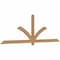 Ekena Millwork Redmond Smooth Timber Gable Bracket, Western Red Cedar, 96"W x 32"H x 1 1/2"D x 3 1/2"F, 8/12 Pitch GBW096X32X0204RED00SWR - alternate 4
